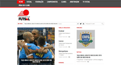 Desktop Screenshot of fmfutsal.org.br